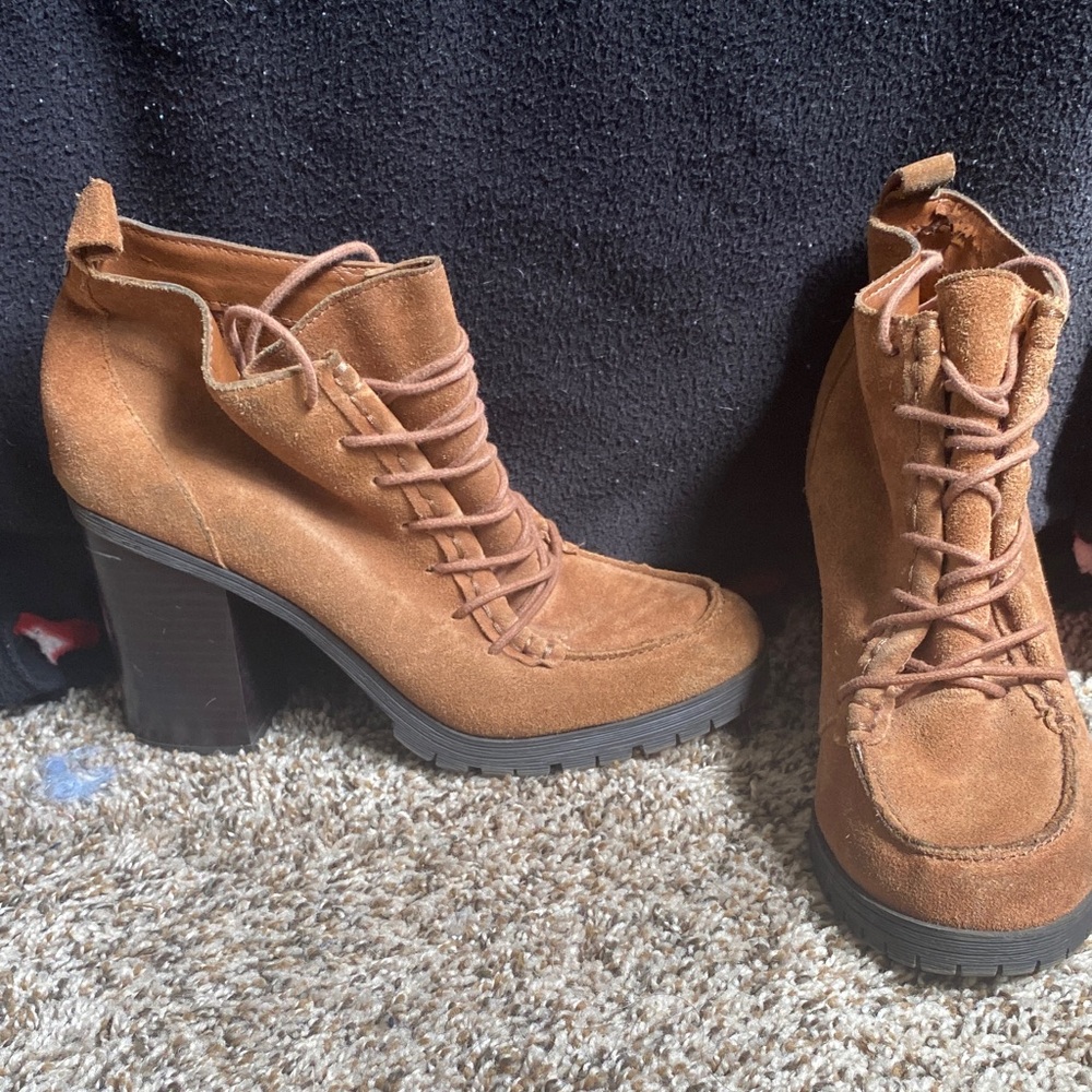 Circus by Sam Edelman Tan Heeled Boots